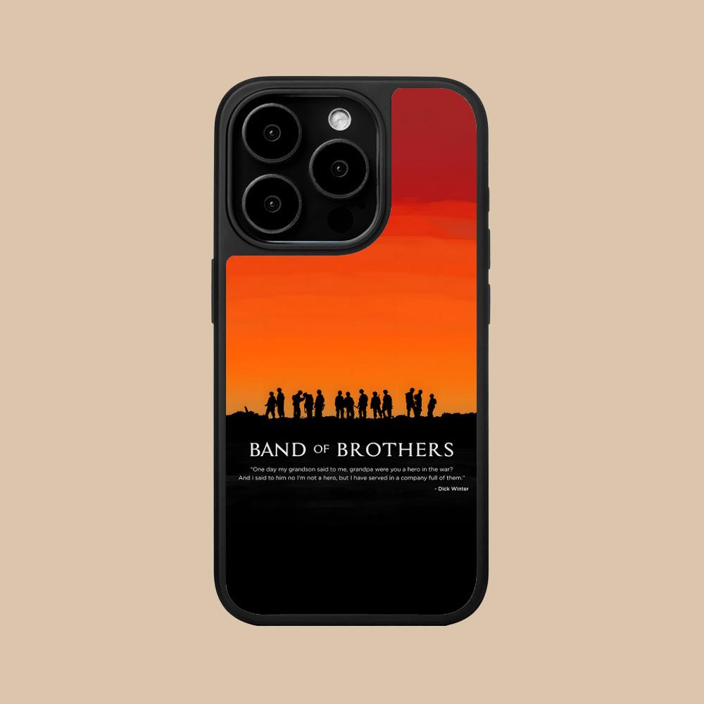 Band of Brothers Phone Case for iPhone 17 16 15 14 13 12 11 Air Pro Max Plus Matte Surface Cover