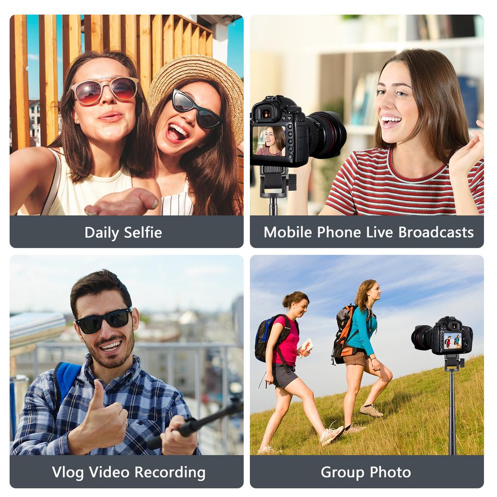 KINGJOY M080 70 дюймов выдвижная селфи-палка штатив ручной кронштейн для фотосъемки настольный штатив