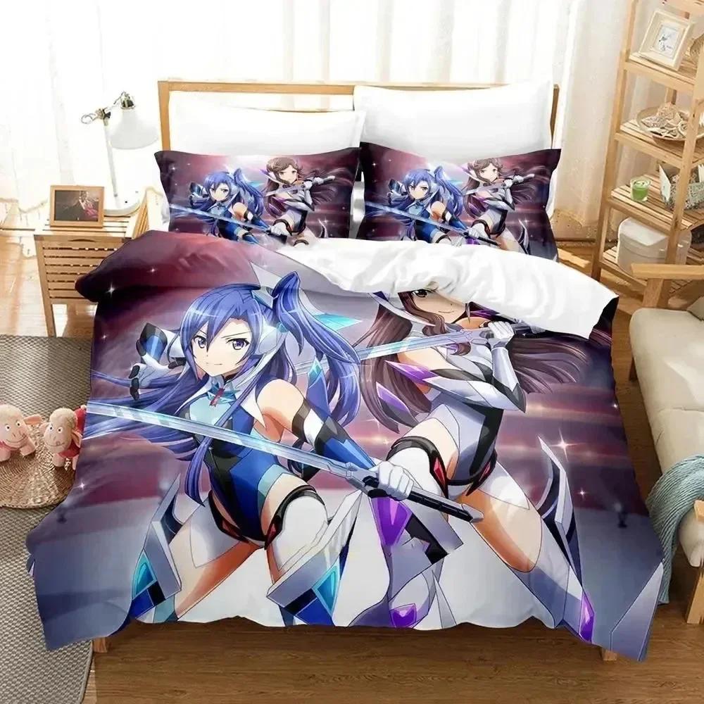 New 3D Print Anime Revue Starlight Comfortable Duvet Quilt Cover Pillowcase Bedding Set Children Bedroom Decoration Home Textile