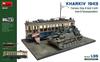 Miniart Масштаб 1/35 Харьков 1943 Трамвай и StuG III Ausf. G с Экипажем Большой Набор Пластиковая Модель MA36067 (Декорации)