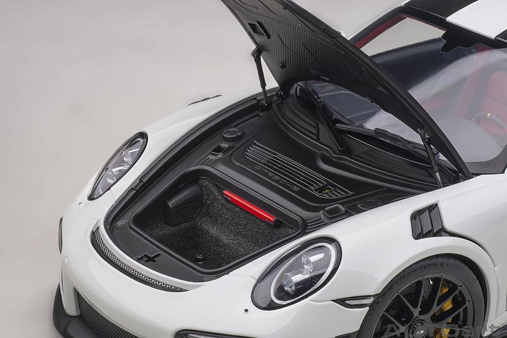AUTOart Porsche 911 GT2 RS Weissach Package черный готовый продукт 78171 1/18 (991,2) Белый/Углерод