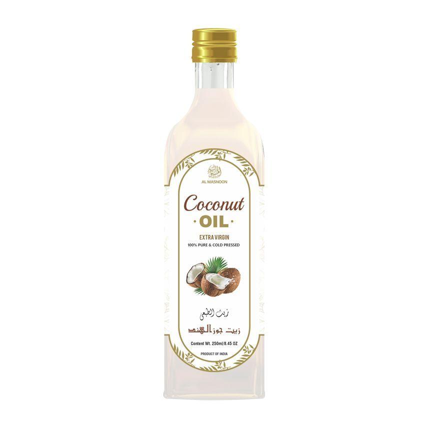 Кокосовое масло холодного отжима (250 мл), Extra Virgin Coconut Oil, AL MASNOON