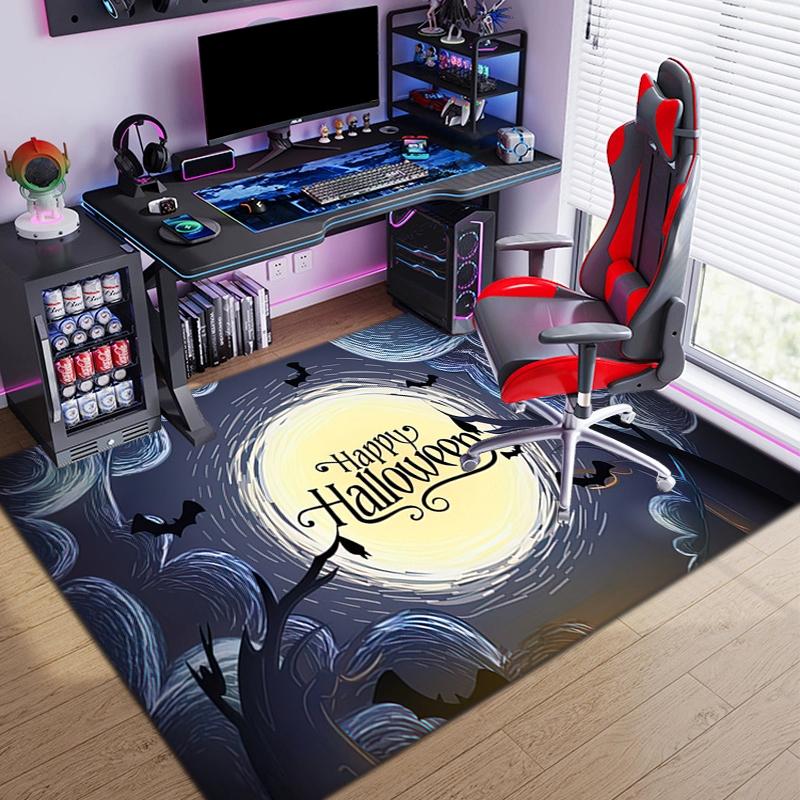 1PC Halloween theme Rug - home decoration Carpet For Living Room Bedroom Flooring Computer Chair Area Rug