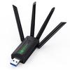 Беспроводной сетевой USB-адаптер 5G Gigabit для компьютеров и ноутбуков без драйверов