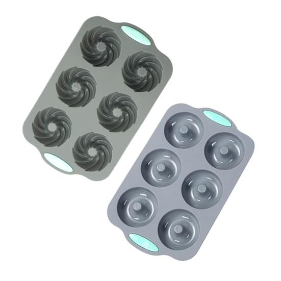 Рождественская силиконовая форма для торта, жаростойкая форма для выпечки печенья, тостов, кубиков льда, антипригарная, легко извлекаемая, форма для десерта