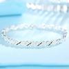 Silver Fashion Multiple Styles Bracelet Chain For Women Fashion Wedding Party Beautiful Jewelry Gift