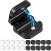 20Pcs Magnetic Cable Clip Cable Holder Self-Adhesive Under Desk Usb Charging Line Winder Bedside Table Organizer Office Home