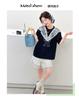 Girls' skirt set summer two-piece set 2026 new children's shawl T-shirt gauze skirt sweet summer clothes