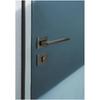 1 set of indoor silent door lock aluminum alloy Nordic minimalist bedroom split wooden door handle lock with key included