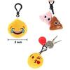 10 Pcs Cute Cartoon Keychain Fur Ball Plush KeyChain Keyring Women Handbag Car Key Holder Bag Pendant Toys for Kids Gift