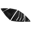 1 Pair Rear Side Window Louver Sturdy ABS Left Right Side Window Shutter Cover Trim for Camry XV80 Glossy Black