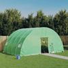VidaXL Greenhouse with Green Steel Frame 24 M² 6x4x2.85 M, Polytunnel, Cold Frame, Tomato Greenhouse, Garden Greenhouse, 3188105