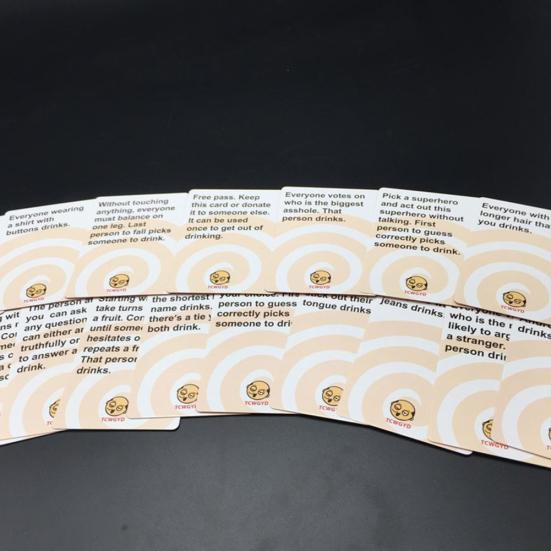 100 Листов Карты Напиться Веселая Взрослая Алкогольная Настольная Игра Принадлежности для Вечеринки