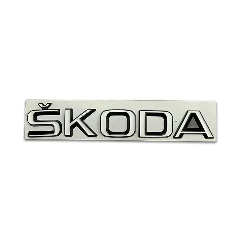 2025 Новый Металл для SKODA Rapid Kodiaq Superb Yeti Karoq Octavia A7 Tour RS Kamiq Шильдик Стайлинг Автомобиля Наклейки на Задний Багажник Эмблема Ac