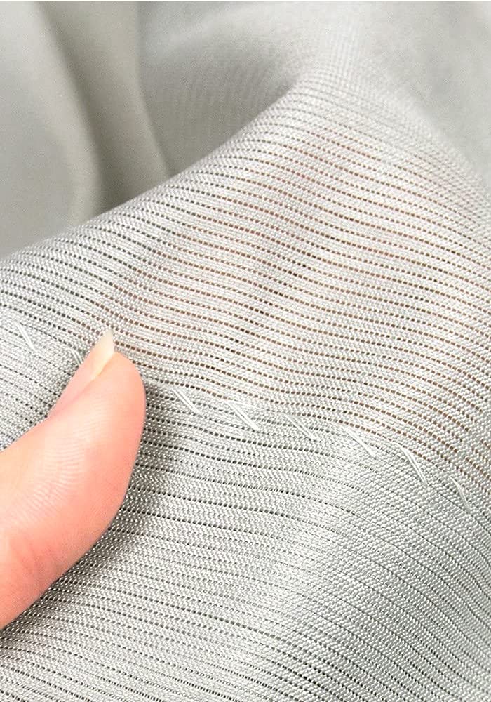 Summer Single Komaro Single Silver [KYOETSU] Haori, Washable, Plain, Clothes, Fabric, Item, Men's (M, Rat)