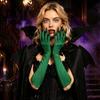 Comfortable Spooky Gloves 1 Pair Halloween Ghost Claw Gloves, Long Fingernail Witch Costume Elastic Polyester Accessory, Dark Party Performance