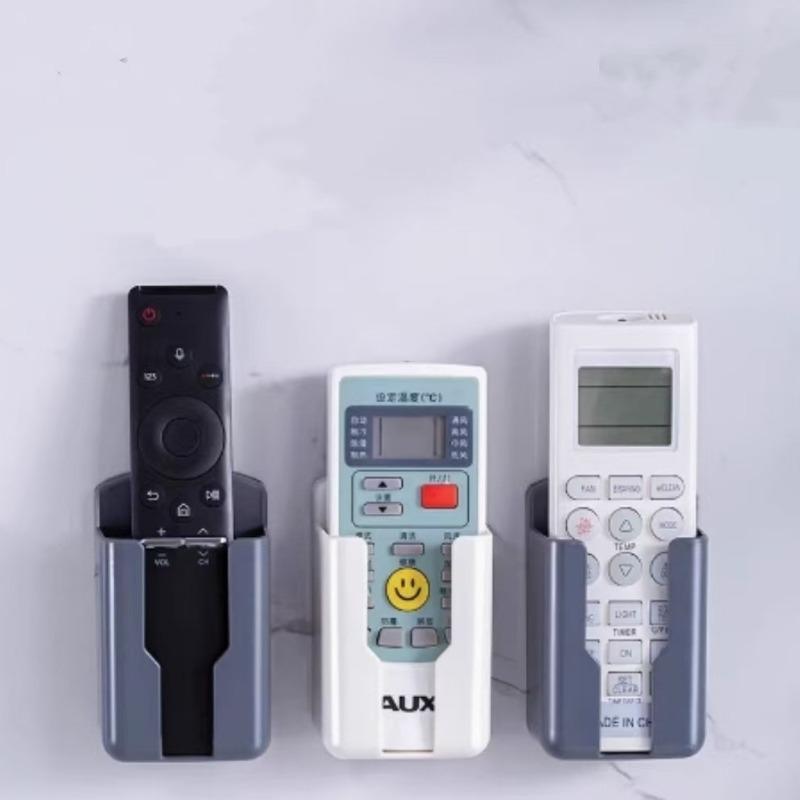 Не требующий сверления Органайзер для хранения пульта дистанционного управления кондиционером в гостиной Настенная полка для хранения пульта дистанционного управления