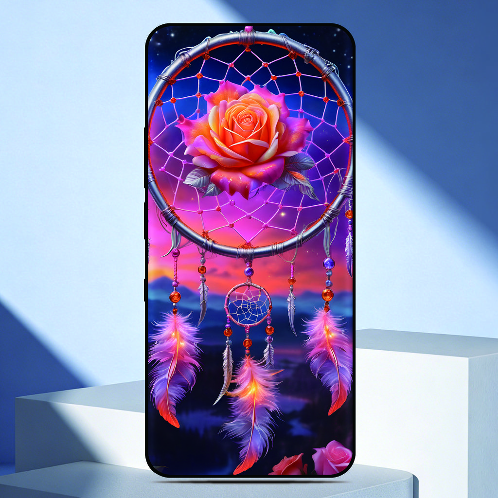 Rose Dream Catcher Phone Case For Motorola Moto G86 Power 5G Painted Back Cover For Moto G75 TPU Soft Fundas Customized Photo