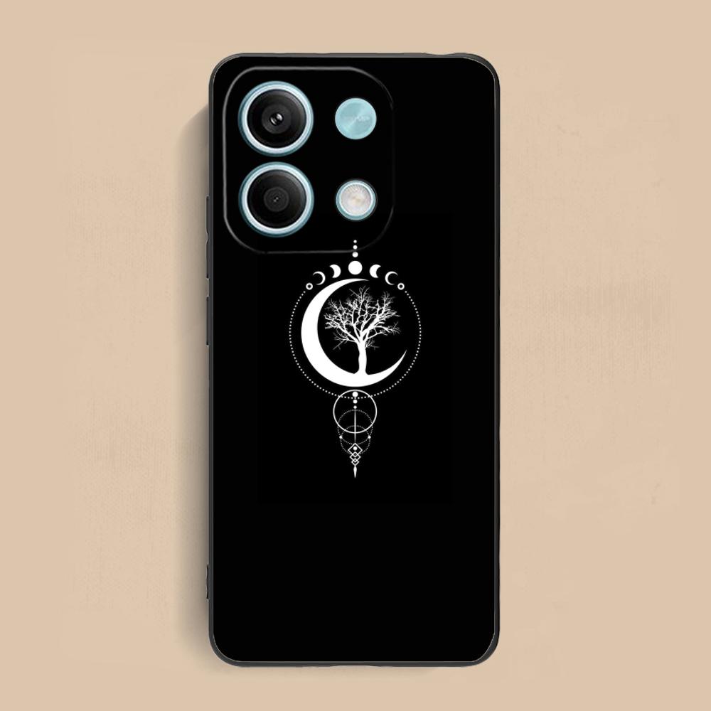 Чехол для мобильного телефона Солнце Луна для Xiaomi Redmi Note 14 13 12 11 S Pro Plus 4G 5G Цветная печать Чехол Роскошный Чехол Красивый
