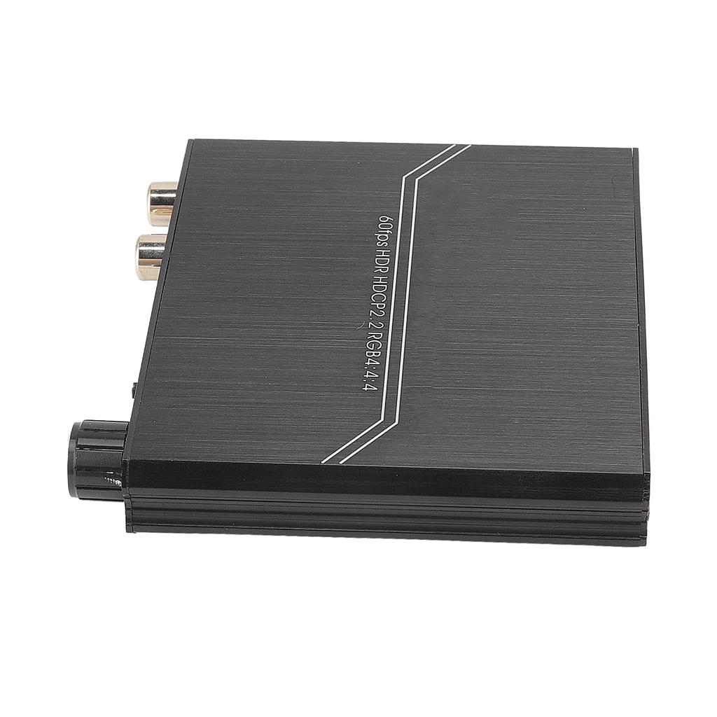 Экстрактор мультимедийного интерфейса HD 4K 60 Гц Разветвитель мультимедийного интерфейса HD с регулятором громкости для