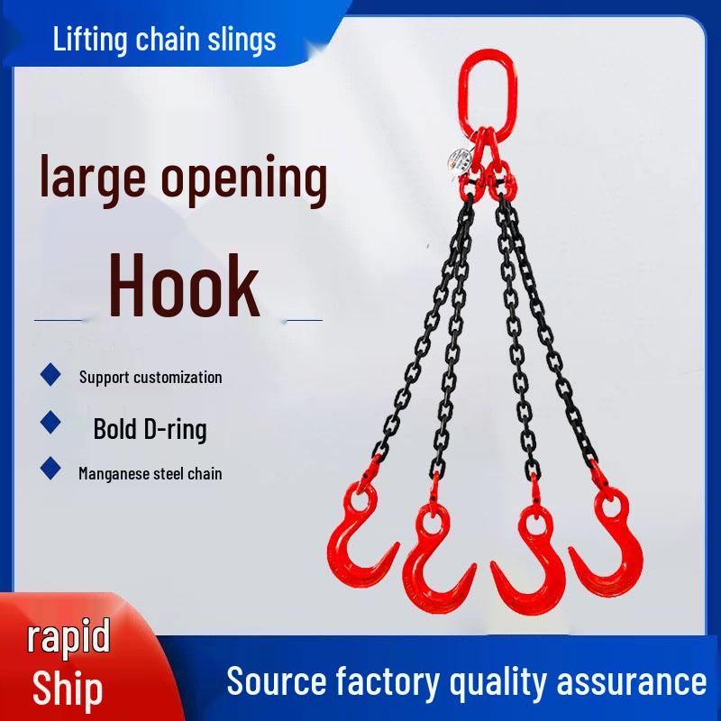 G80 Manganese Steel Lifting Chain Sling with Hook