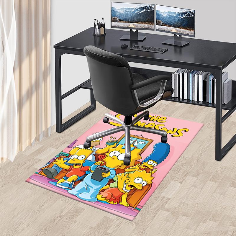 1pc Simpsons Family Carpet for Playroom Bedroom Living Room Sofa Home Decor,kids Game Area Rug Non-slip Floor Mat Y82652