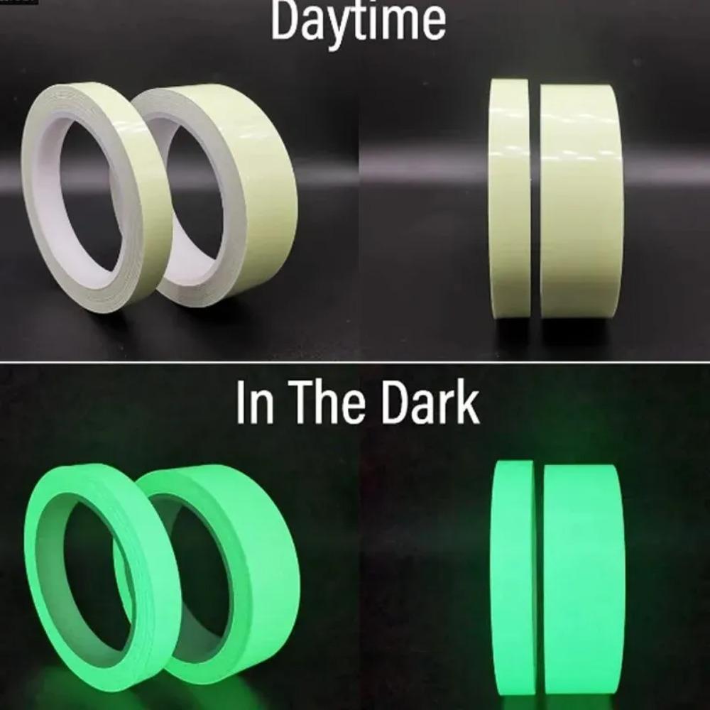 Glow Tape Waterproof In The Dark Bright Fluorescent Outdoor For Fishing Pole, Rope, Star, Clothes,Paint, Halloween, Christmas