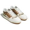 Adidas Originals Forum Exhibit Low 2 Fabric Leather Comfortable Low-Top Skate Shoes Unisex Sneakers Beige FZ5595