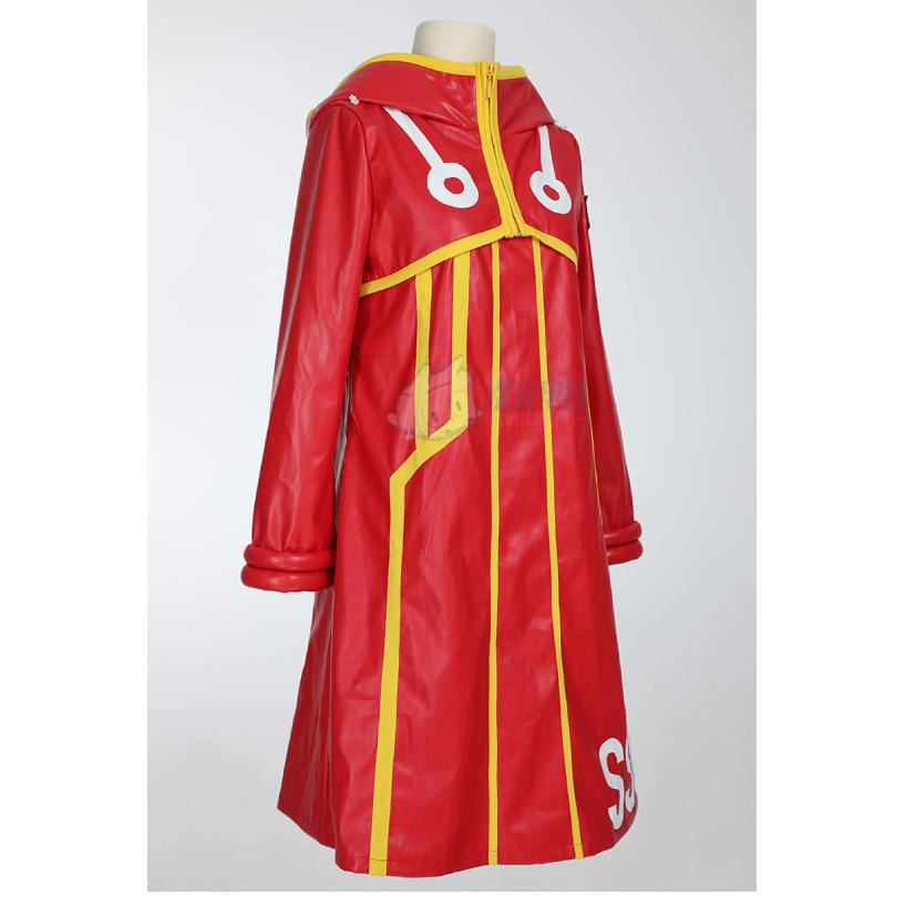 Monkey D Luffy Egghead Cospaly Costume Anime OP Red leather coat skirt hat shoe cover Halloween party cute woman man uniform