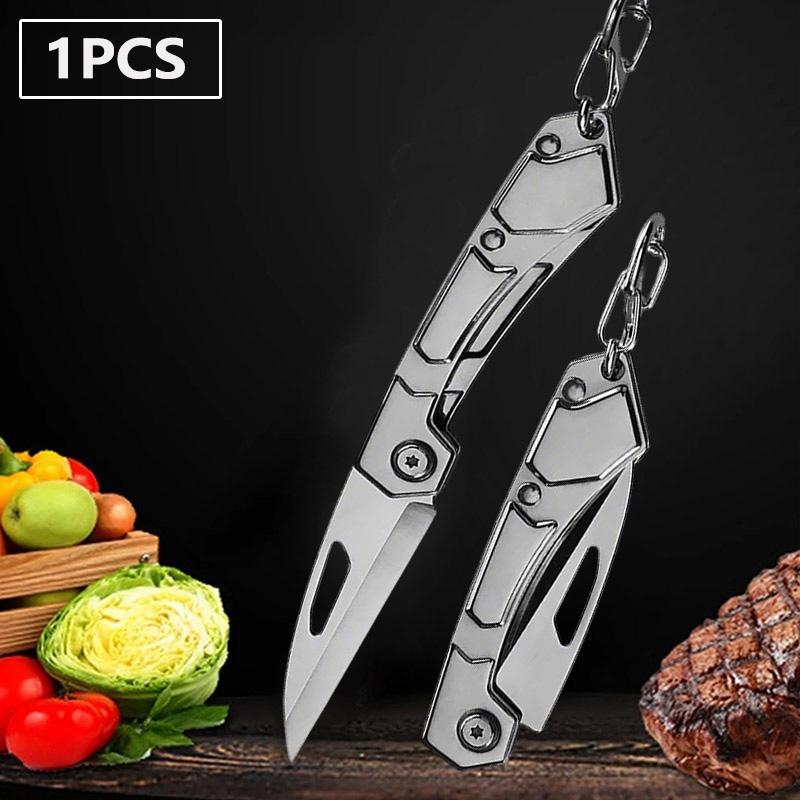 Складной нож WXCOO Мясницкий Многофункциональный Кухонная утварь Мясницкий нож Резак для BBQ Нож для фруктов Карманный нож Кухонные аксессуары