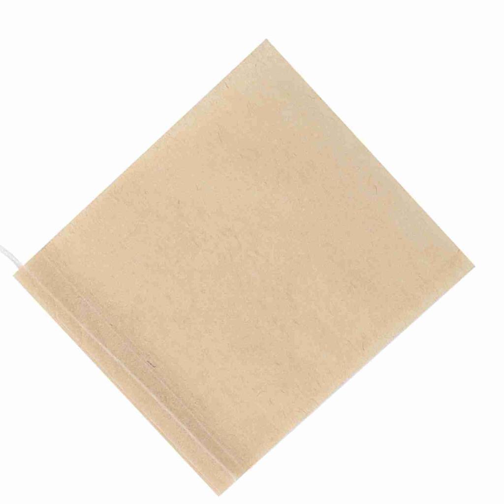 100 шт. одноразовых пустых чайных пакетиков с фильтром-заварником с завязкой для листового чая  (L)