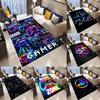 3D Abstract Modern Gamepad Area Rug,Carpet Rug for Living Room Bedroom Sofa Doormat Decor,Kid Game Non-slip Floor Mat