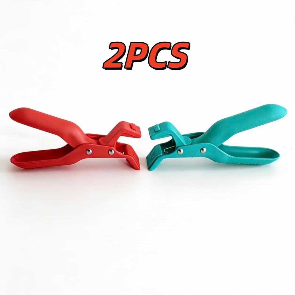 1/2pcs Multi-Purpose Silicone Pot Clip with Anti-Scald Design, Bowl & Spoon Holder Rest for Kitchen Cooking Utensils & Stovetop