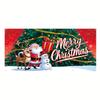 Holiday Christmas garage banner durable polyester fiber suitable for photo booths birthdays weddings and holidays
