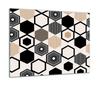 GLASS PROTECTIVE PLATE FOR STOVE 60x52 MOSAIC