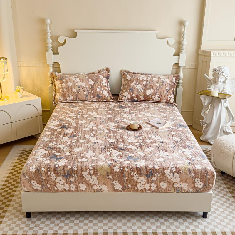 Теплая бархатная простыня на резинке, резное бархатное покрывало для кровати, эластичная простыня для дома, зимний мягкий протектор для матраса, sabanas (Нет наволочки)