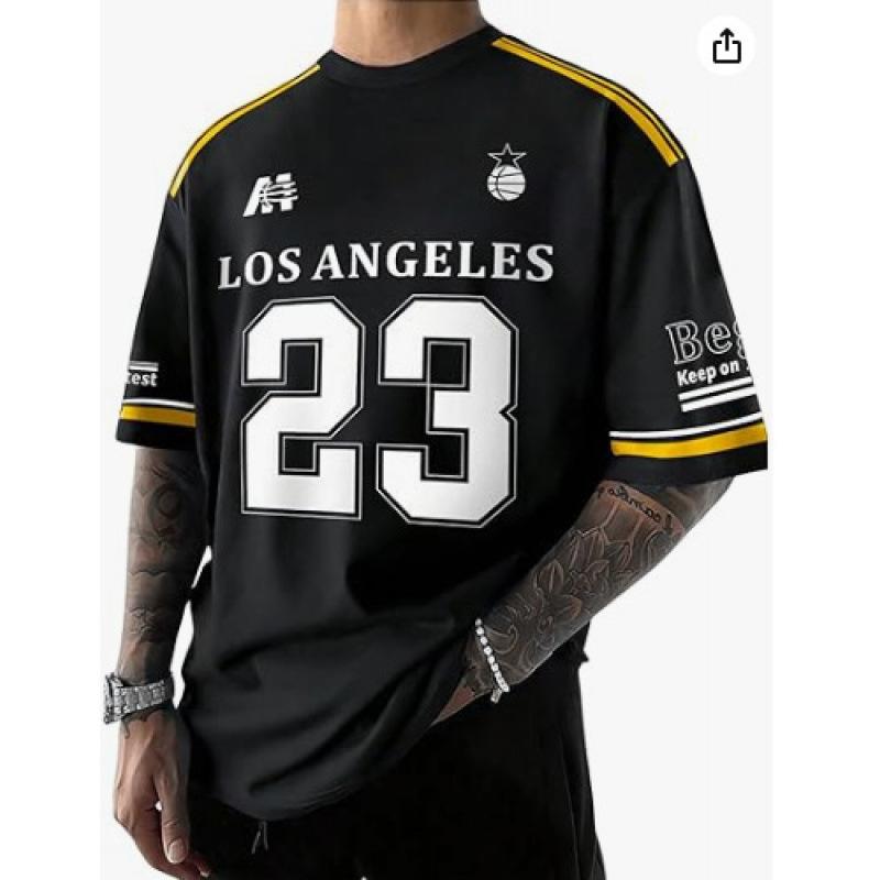 Short-sleeved new hot-selling fashion trend 3D digital printing versatile T-shirt