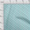 oneOone Cotton Flex Dark Peach Orange Fabric Leaves & Floral Block Sewing Craft Projects Fabric Prints By Yard 40 Inch