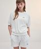 BETWEEN A AND B Terry Banding Shorts [White]
