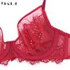 DKGEA Sexy Bra Panties Set Lace Transparent Brassiere