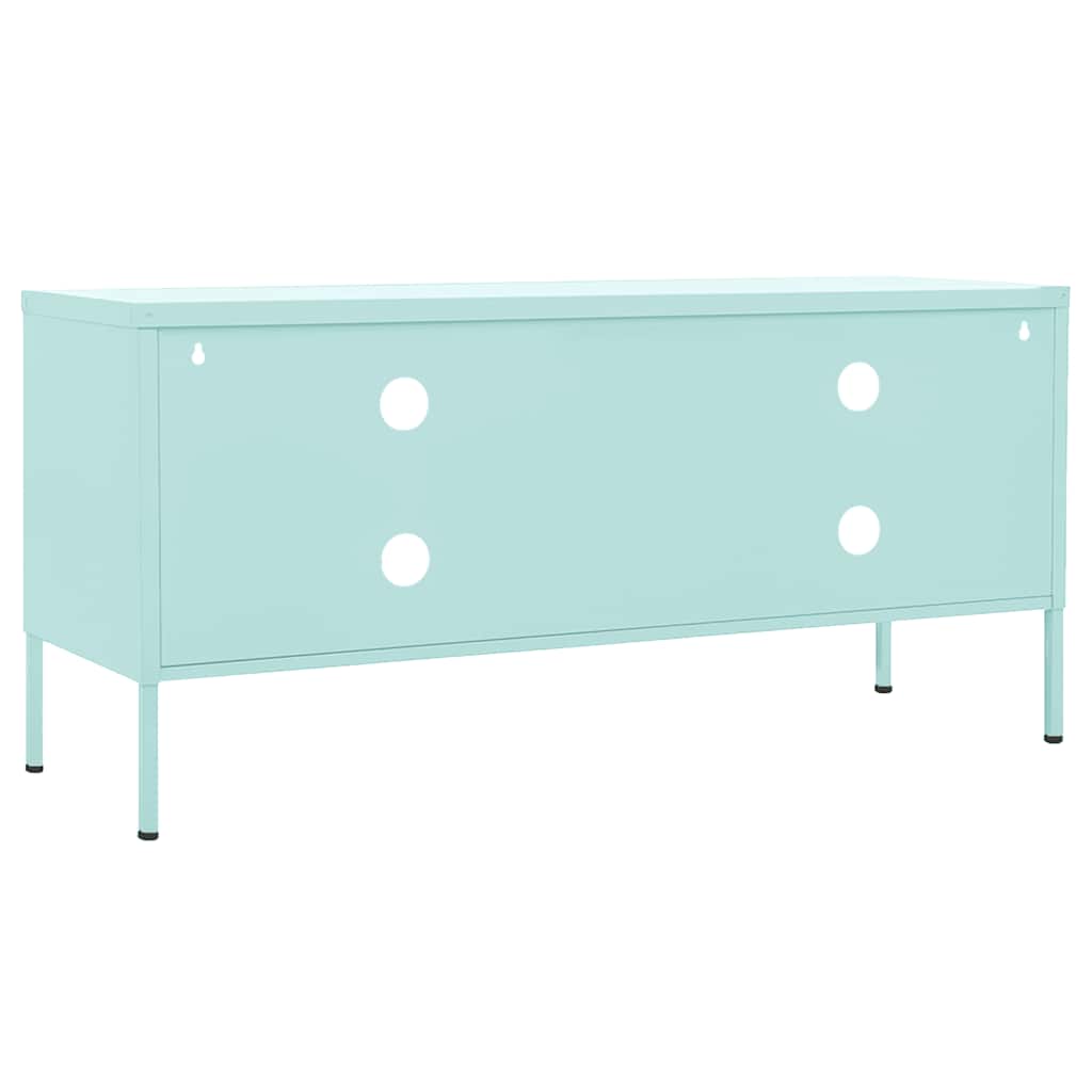 TV Stand Mint Green 105 x 35 x 50 cm Steel
