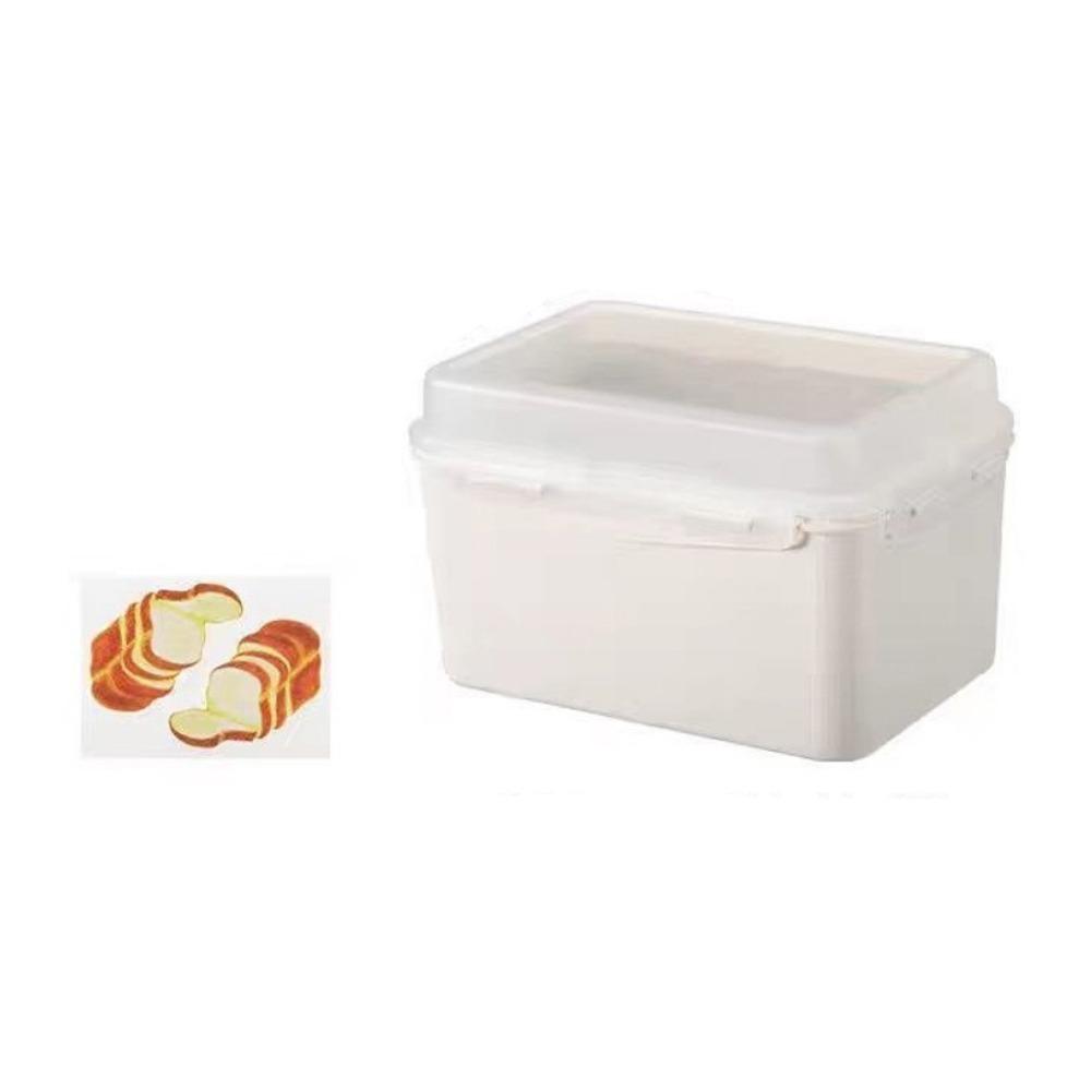Fresh Keeping Sandwich Box Plastic Vegetable Fruit Storage Container Portable Toast Box Kitchen
