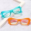 SO & EI, модная красочная оправа для очков «кошачий глаз», женская модная весенняя оправа для очков оранжевого, синего цвета, оптическая мужская оправа для очков