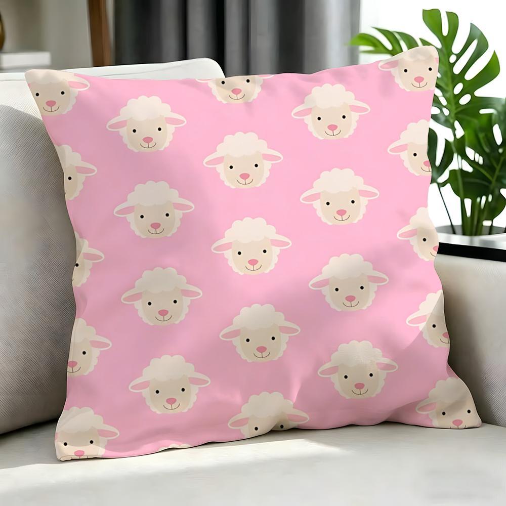 Cartoon ssheep Cushion Cover Cushion Cover Set Pcs x x x Pillowcase Decorative Sofa Home Decor