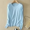 Stylish Women's Cashmere Loose Pullover Crew Neck Knit Sweater For Cozy Winter Wear