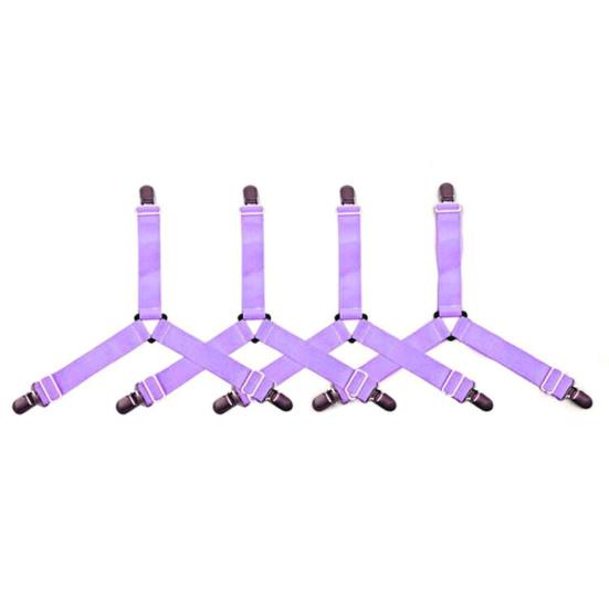 4 шт. Треугольные ремни для простыней, регулируемая конструкция, простая установка, нескользящие ремни для простыней, зажимы для простыней