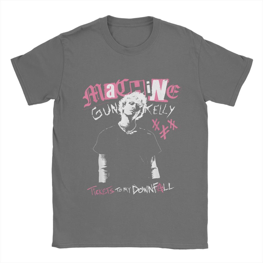 MGKs Disheveled American Rhythm Blues Singer Print TShirt for Unisex Cotton ShortSleeved TShirt for Streetwear