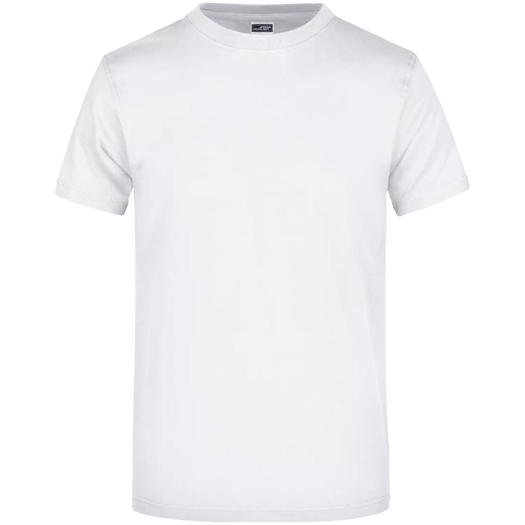 James and Nicholson Mens Plain Cotton T-Shirt