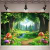 2D Задник «Волшебный Лес», Фотозона «Заколдованный Гриб и Ручей»