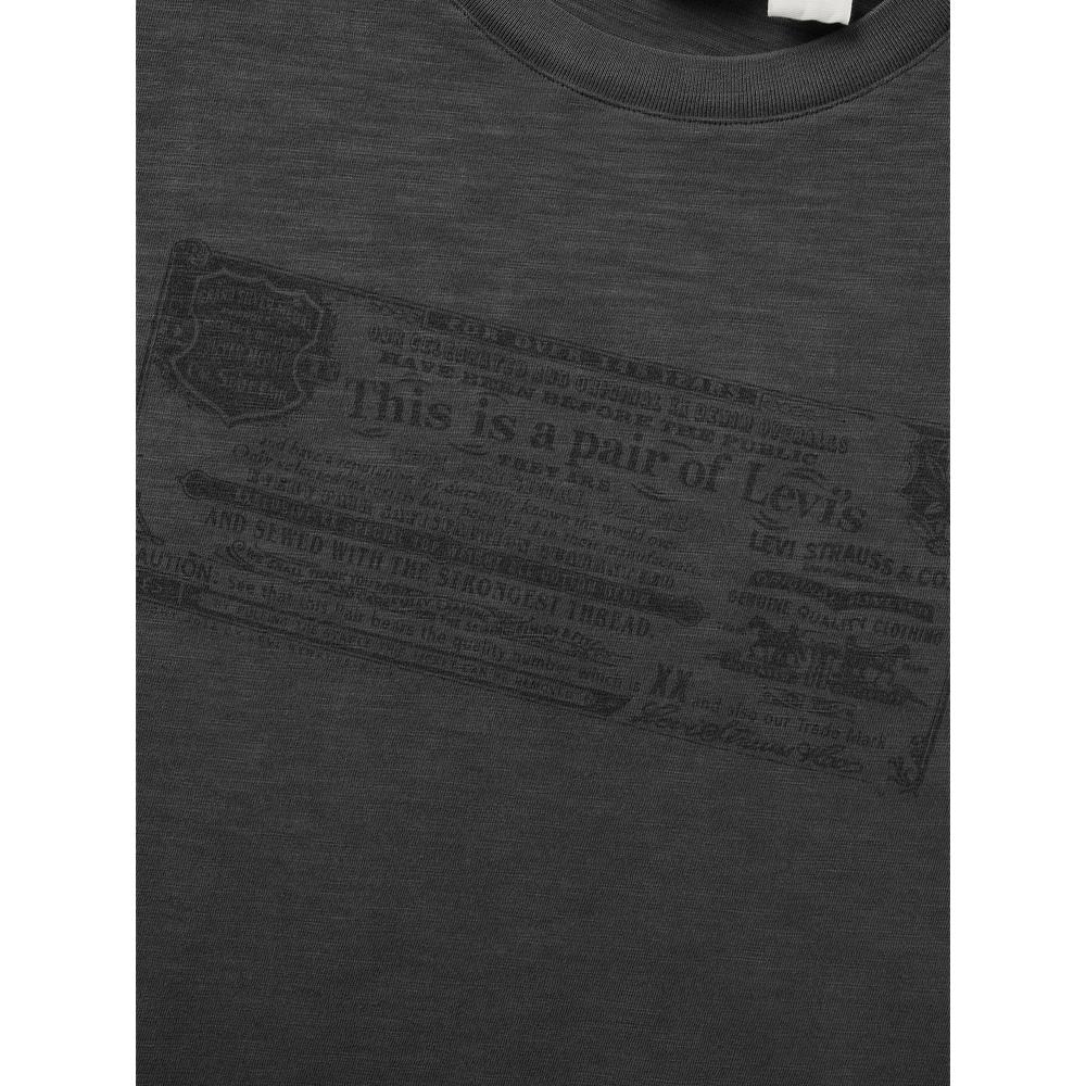 Levi's T-Shirts Men's Black Crew Neck Moderate 003N4-0000